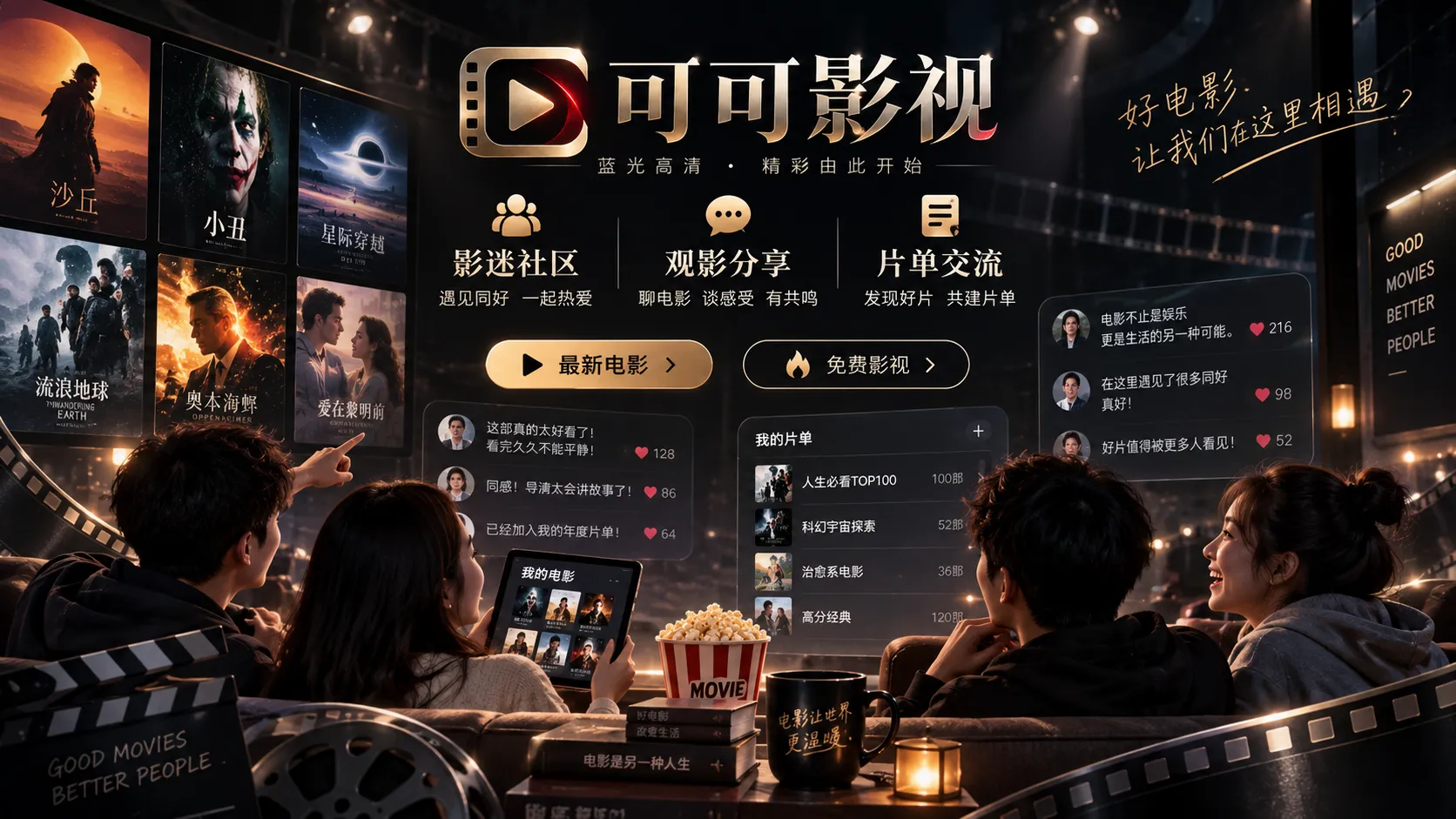 可可影视视频创作者社区